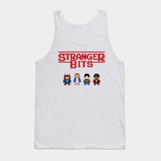 Stranger Bits White Tank Top